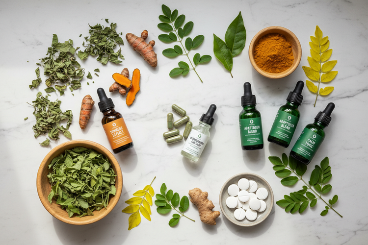 Herbal medicine, supplements,